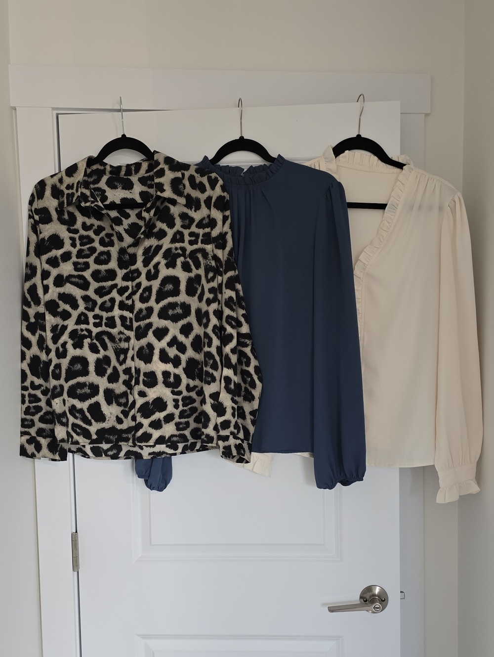 XL Womens Long Sleeve Blouses - Classic Style - 3 pieces